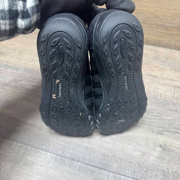 Skechers Breathe Easy Roll With Me Black Slip On Sneakers Women's Size 6 - Picture 4 of 7